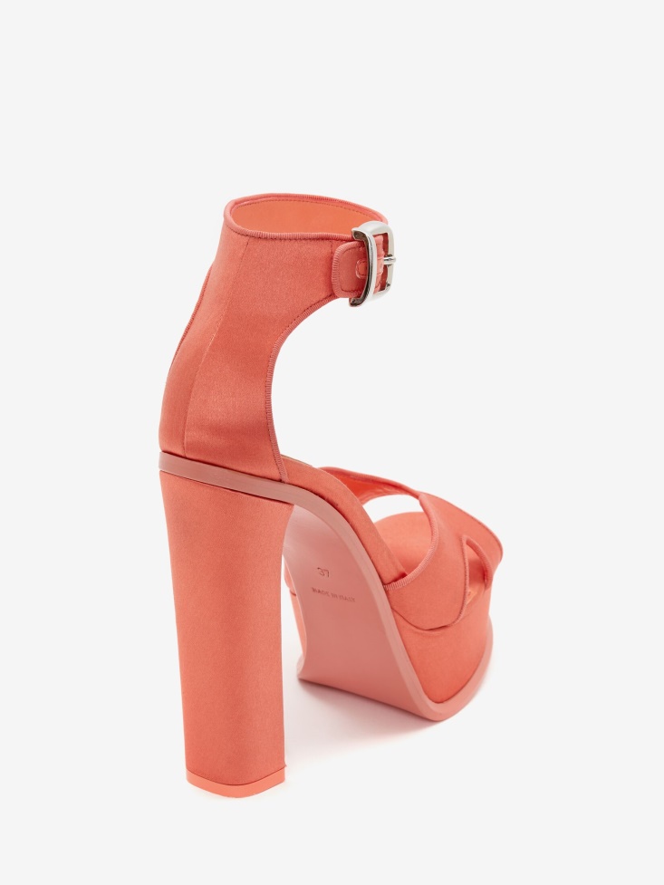 Fashion Alexander McQueen Apricot Women's Platform Butterfly Sandal