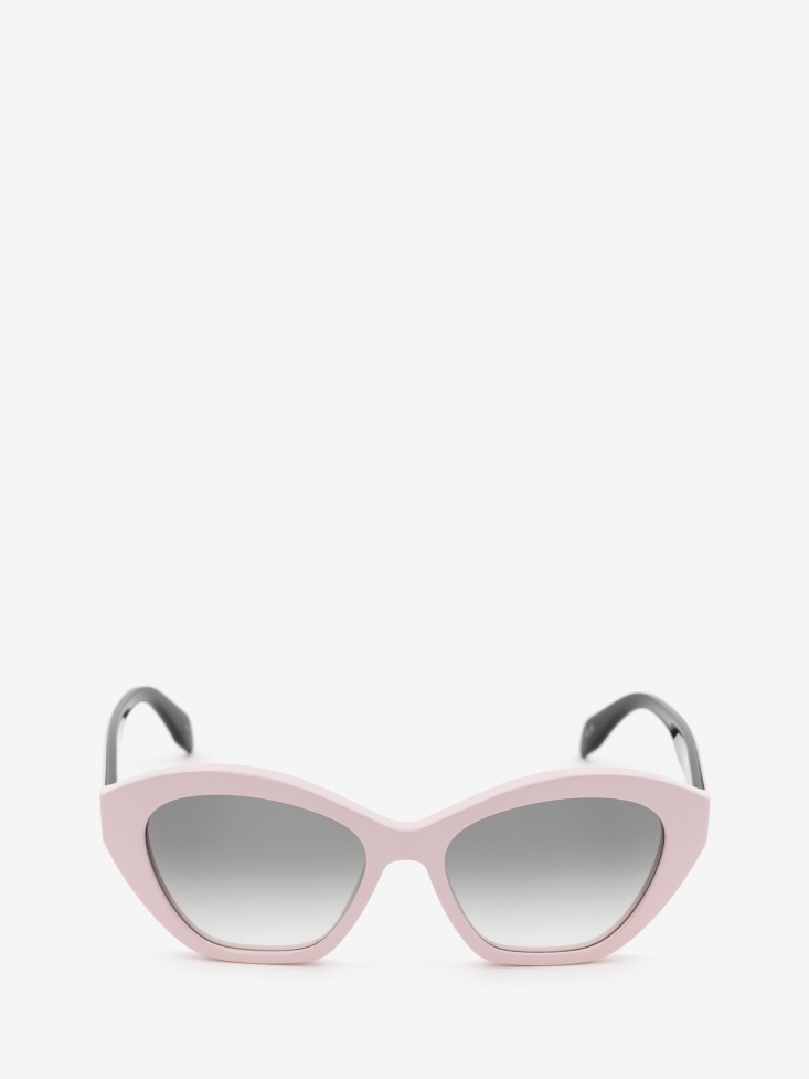 Pink Fashion Alexander McQueen Women's Selvedge Cat-Eye Sunglasses