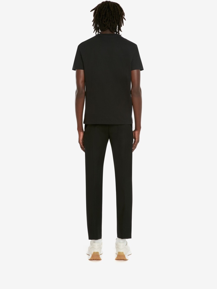 Fashion Alexander McQueen Black Men's in Graffiti T-Shirt