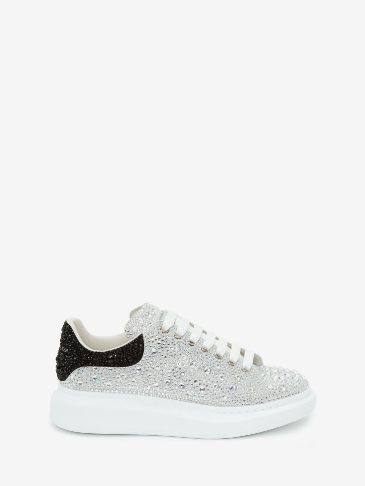 Men's Oversized Sneaker White/Black Fashion Alexander McQueen