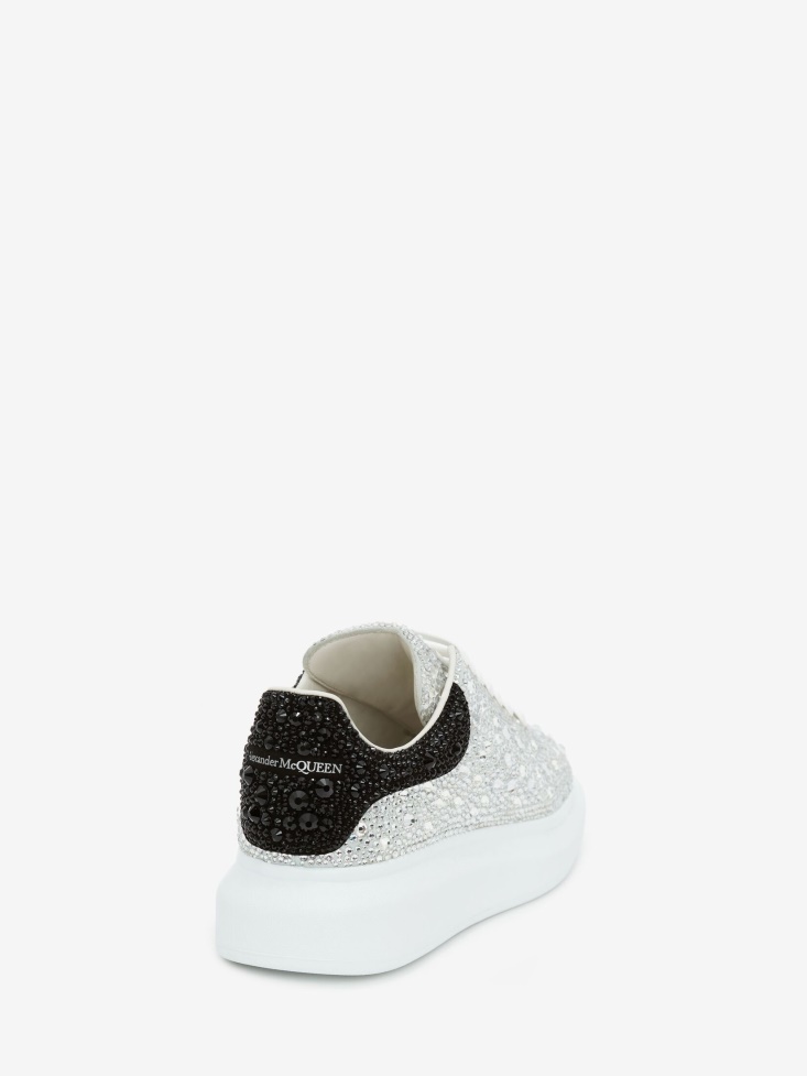Men's Oversized Sneaker White/Black Fashion Alexander McQueen
