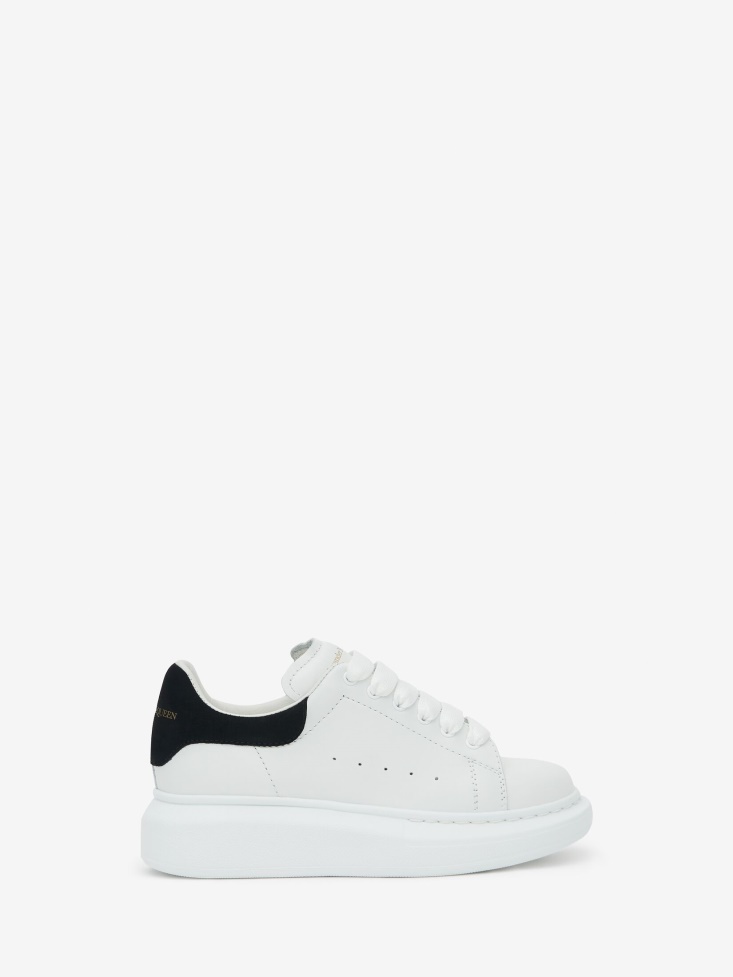 White/Black Kids Oversized Sneaker Fashion Alexander McQueen
