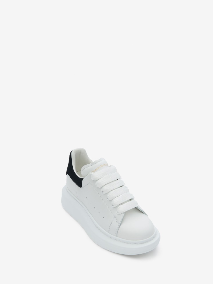 White/Black Kids Oversized Sneaker Fashion Alexander McQueen