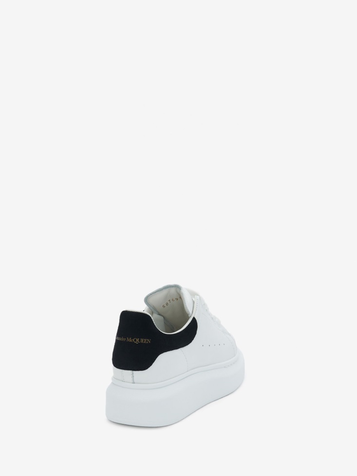 White/Black Kids Oversized Sneaker Fashion Alexander McQueen