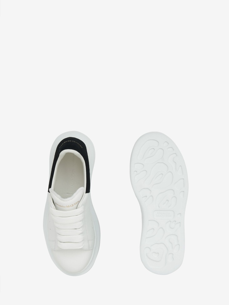 White/Black Kids Oversized Sneaker Fashion Alexander McQueen