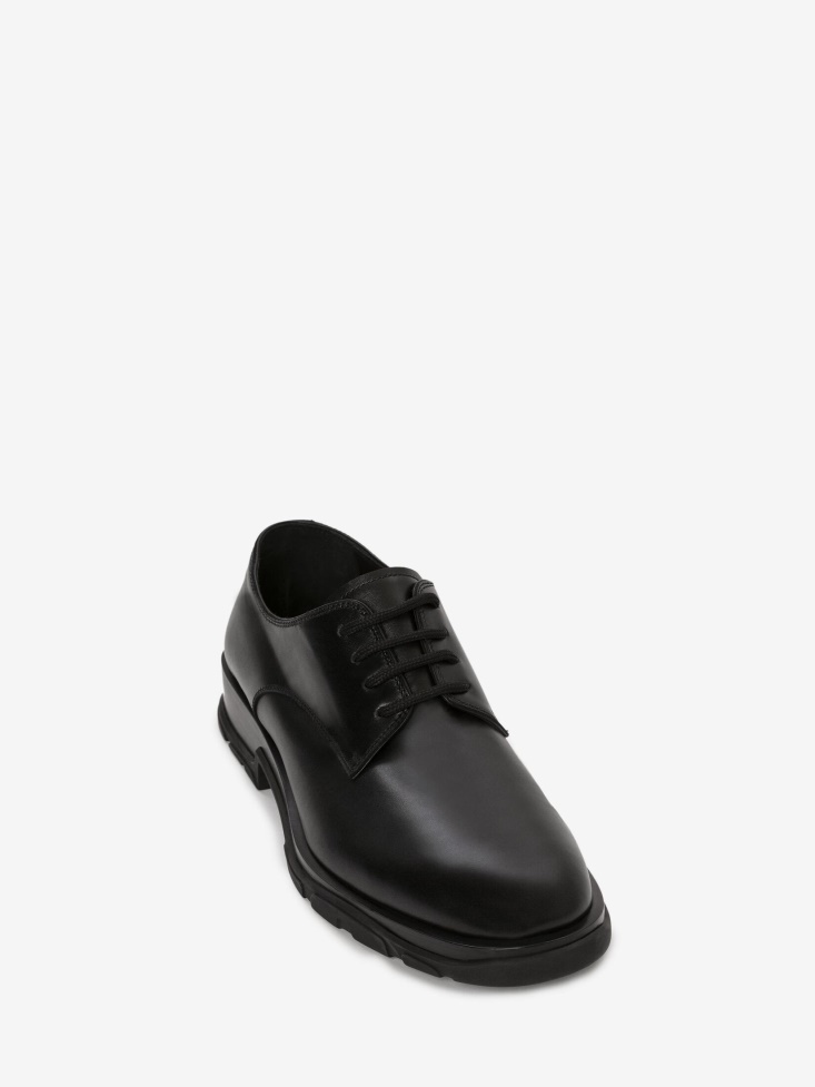 Men's Slim Tread Lace-Up Black Fashion Alexander McQueen