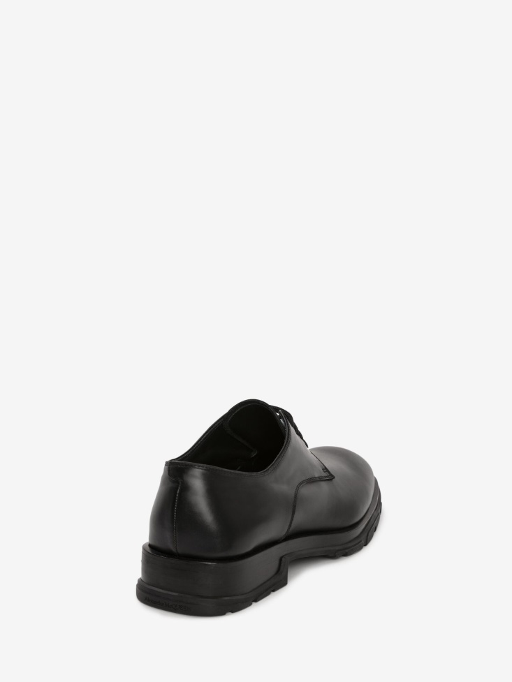 Men's Slim Tread Lace-Up Black Fashion Alexander McQueen