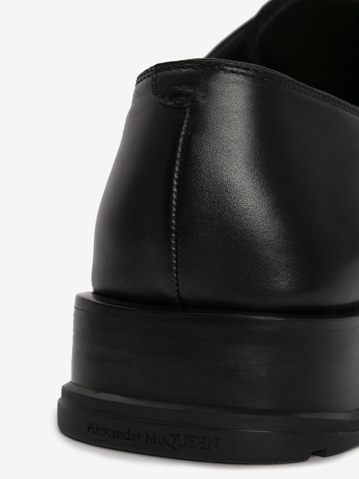 Men's Slim Tread Lace-Up Black Fashion Alexander McQueen