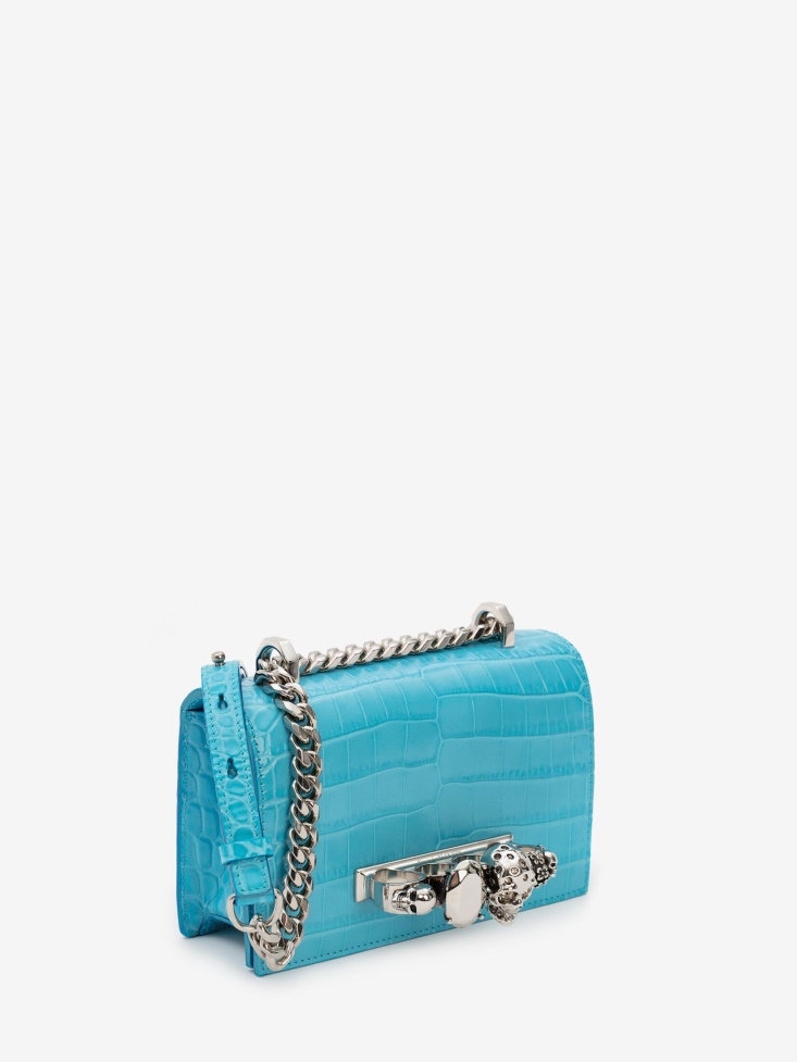 Cerulean Women's Mini Jewelled Satchel Fashion Alexander McQueen