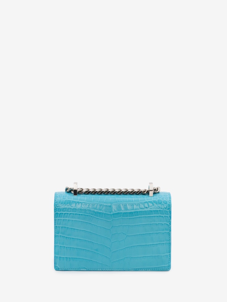 Cerulean Women's Mini Jewelled Satchel Fashion Alexander McQueen