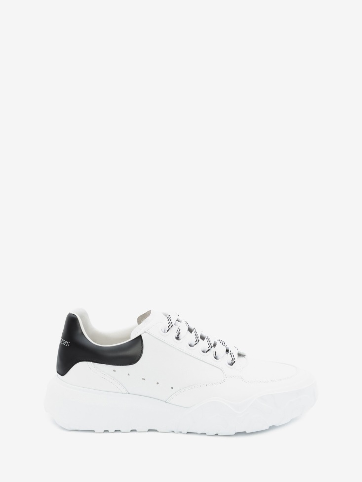 Men's Court Trainer Fashion Alexander McQueen White/Black