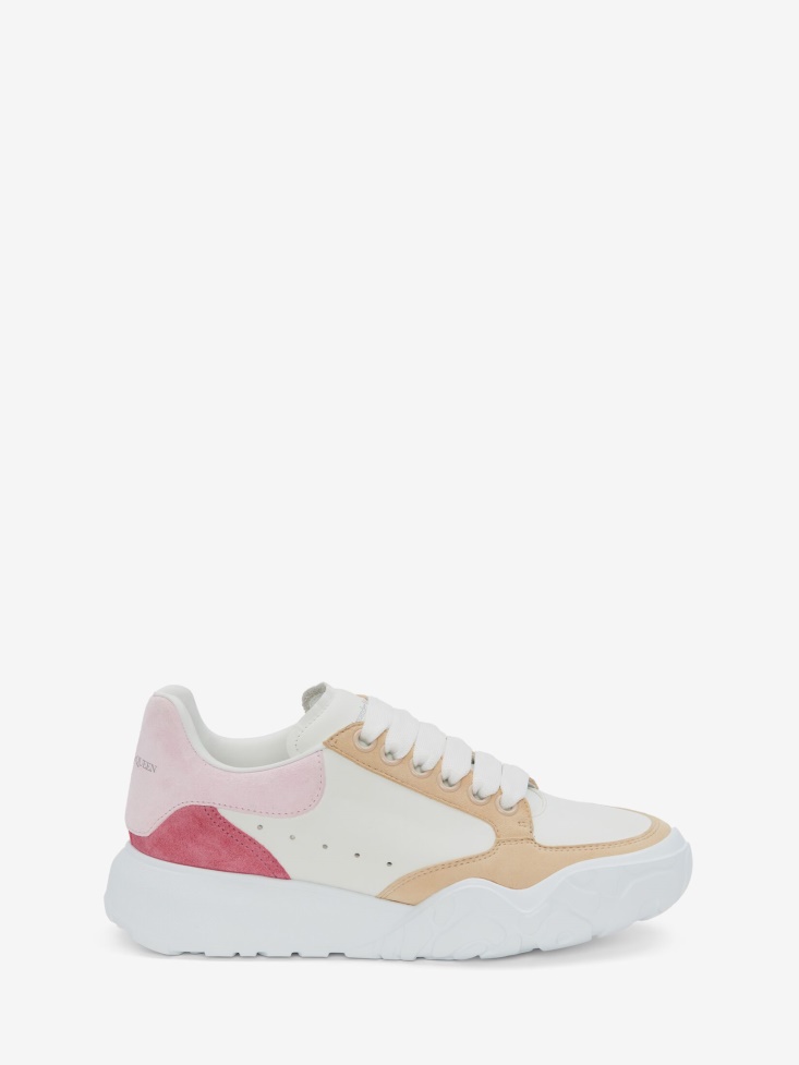 Fashion Alexander McQueen White Women's Court Trainer