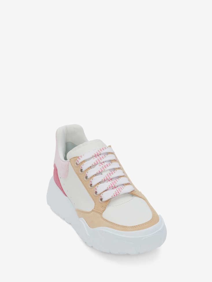 Fashion Alexander McQueen White Women's Court Trainer
